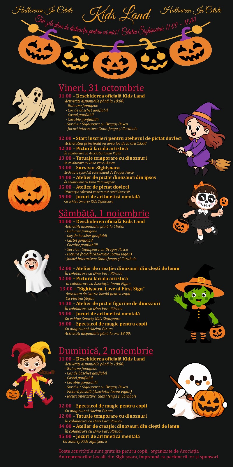 Comunicat de presă | „Halloween în Cetate” 31 octombrie – 2 noiembrie 2025